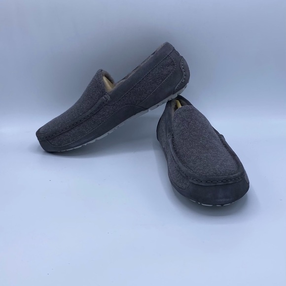 NEW! UGG Ascot Wool Men's Slipper - Picture 3 of 8